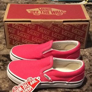 New Pink Slip-on Vans